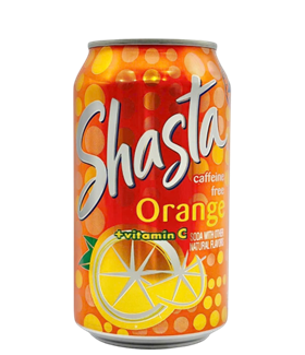 Nước ngọt có ga Shasta vị cam