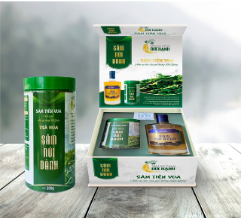 SÉT QUÀ HỘP GIẤY ( Có rượu và trà hoa sâm)