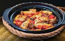 Nấm non sốt hương thảo (Young mushrooms with romarin - rosemary sauce_