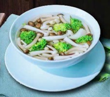 Canh nấm hạt sen Lotus seed mushroom soup