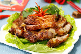 Thịt heo nướng mật ong